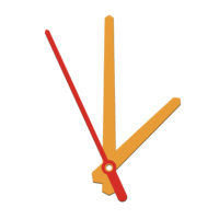 LongDeLi bricolage moderne décor à la maison horloge murale avec mécanisme de mouvement à Quartz à couple élevé taille personnalisée 110mm longues mains arbre 22mm