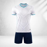 Ensemble de maillots et shorts de football et de football américain personnalisés en gros, nylon/cachemire et 100% polyester, séchage rapide, unisexe