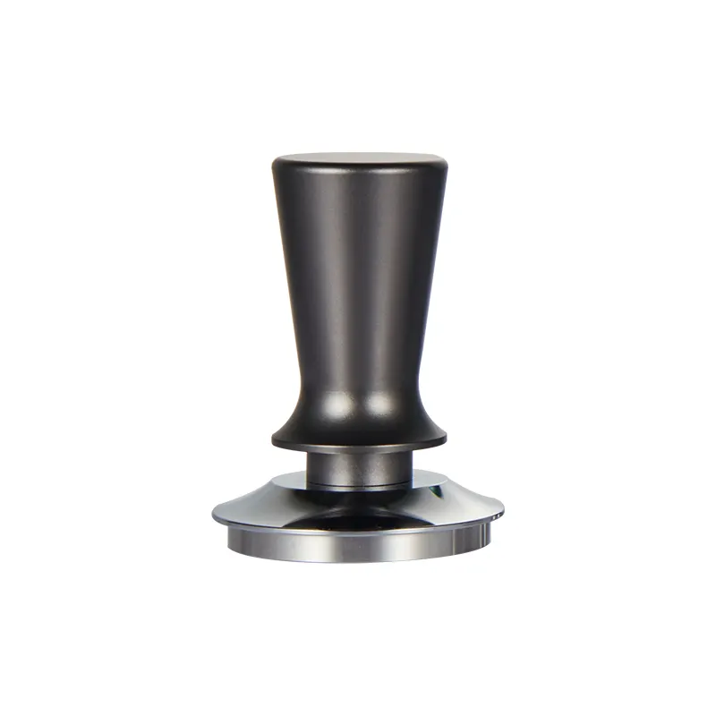 51mm 53mm 58mm custom elastic manual wood handle stainless steel press espresso coffee distributor force tamper base mat