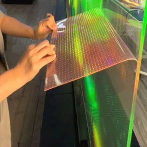 Écran LED, décoration de passerelle, attractions, éclairage paysager, <span class=keywords><strong>film</strong></span> adhésif transparent, panneau d'affichage, panneau de verre - Product Image 6