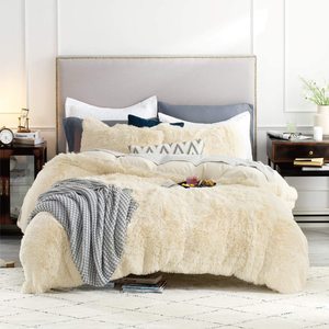 white <strong>fluffy</strong> fur <strong>duvet</strong> <strong>cover</strong> - Product Image 4