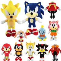 Mainan Sonik Super Sonic, Mainan Mewah Super Sonic Baru, Boneka Tarsnack Landak, Hadiah Anak-anak
