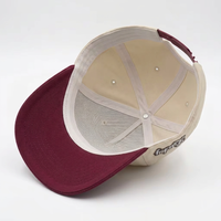 Gorra de Béisbol Roja Bordada Personalizada, Gorra Deportiva, Gorra de Béisbol de 5 Paneles, Gorra Ajustable para Exteriores