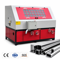 Machine de polissage automatique pour tubes carrés industriels, système de finition des métaux en acier inoxydable, haute rigidité