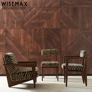WISEMAX FURNITURE Chaise de salle à manger contemporaine de style designer à imprimé léopard en bois de frêne, chaise de salon pour la maison, le salon, l'hôtel, le <span class=keywords><strong>restaurant</strong></span> - Product Image 1