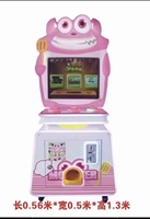 Petite machine de jeu d'arcade pour enfants à monnayeur en acier inoxydable, personnalisable, 110/220V, pour jeux d'enfants en anglais