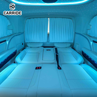 Accessoires intérieurs pour fourgonnette d'affaires Carride Vito VIP : Sièges capitaine en alliage d'aluminium, pack toit étoilé, design portable, luxe