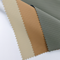 Nouvelle arrivée, manteau d'hiver coupe-vent et imperméable, veste en tissu PU Pongee 110GSM, résistant à l'abrasion, motif tricoté extensible