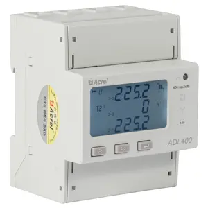 Acrel Adl400 Serie Digitale Ac Meter Drie Fase Din Rail Energie Meter Lcd-Display Met Mid-Certificering Multi Tarief