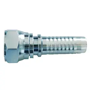 Carbon steel straight hydraulic end Hose Fitting 26711-12-12 Female JIC flared 37 degree