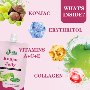 High Quality Konjac <b>Jelly</b> with Total Fat Saturated Fat Enhance your Body and Skin 0 Calories and Zero Sugar Health <b>Jelly</b> - Product Image 2