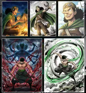 Nouvelle collection de cartes à collectionner One Piece, cartes rares format A5, personnage d'anime Nami Luffy, cartes à <span class=keywords><strong>jouer</strong></span>, jouets pour enfants - Product Image 2