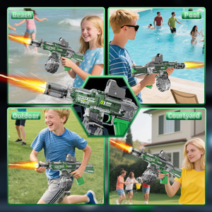 Vente en gros de jouets électriques <span class=keywords><strong>AK</strong></span> <span class=keywords><strong>47</strong></span> pour enfants avec canon à feu, grande capacité, automatique, nouvelle arrivée 2025, pour la plage, la piscine et les jeux en plein air - Product Image 5