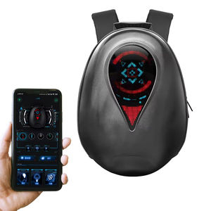 Smart WiFi Connect Custom LED Animation Mochila impermeable Clasificación <span class=keywords><strong>IP64</strong></span> para uso en exteriores/motocicleta Pantalla digital ajustable - Product Image 1
