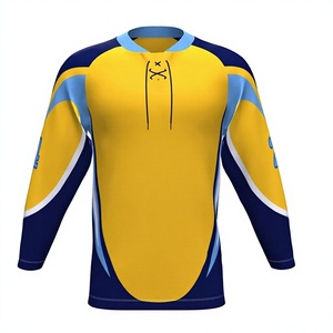High Quality Custom Sublimation Ice Hockey Jerseys 100% Polyester Quick Dry OEM Service <b>Nee</b> Ice Hockey Jersey For Men 2026 - Product Image 1