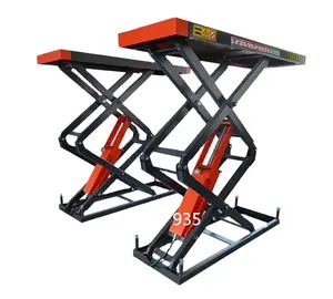 Supplier Automotive Scissor Car Lift for Car Repair Shop Vehicle Hoist China Double Cylinder Hydraulic Lift 3000 Kgs