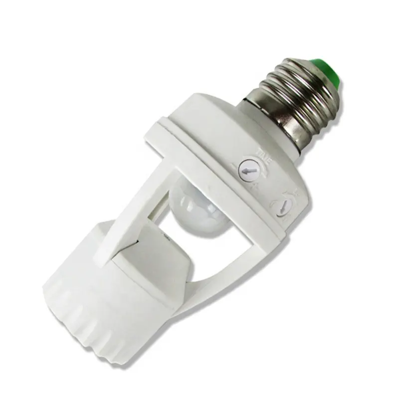 E27 כדי E27 Pir תנועת חיישן socket בסיס מתאם E27 תקע שקע מנורת בעל עם מתג עבור Led הנורה אור