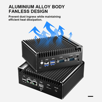Mini PC Industrial Intel Celeron N150 Sin Ventilador, Precio de Fábrica, DDR4, Doble Pantalla, Máx. 4K 60hz, 2*LAN, 2*COM