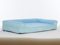 Etrip Lit pour chien orthopédique durable, lavable, respirant, en mousse, design, sur mesure, luxe, grande taille, lit rafraîchissant pour chiens