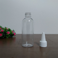Prix usine Bec Cap Bouteille En Plastique Spot Transparent Bouche Pointue Squeeze Bouteille