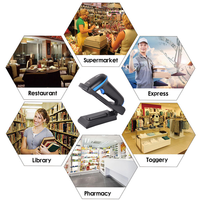 YHDAA manos libres Auto Sense Wireless 1D 2D Lector de código de barras resistente Escáner de código Qr con soporte de carga