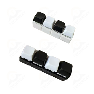 Tùy chỉnh Gradient nhựa Keychain Chính xác-Crafted cơ khí lõi xoay núm bồn chồn đồ chơi căng thẳng cứu trợ Keycaps - Product Image 2