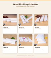 Protection d'angle intérieure et extérieure en bois massif, moulure de plinthe blanche enduite, taille personnalisée pour la protection des murs