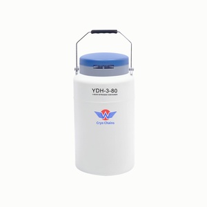 Conteneurs LN2 haute résistance YDH-6-80 6L d'azote liquide de flacon de Dewar d'expéditeur sec pour le stockage d'embryons congelés - Product Image 2