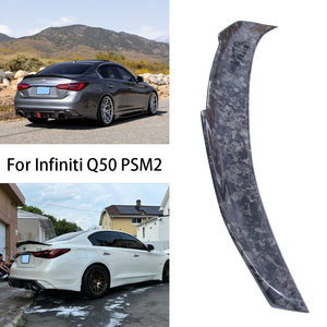Alerón Trasero de Fibra de Carbono Forjado Estilo PSM2 para Q50 Q50S Q50L, 2013-2023 - Product Image 2