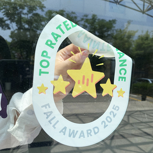 Dán chất lượng cao thời tiết và có thể tháo rời tĩnh clings in hai mặt Vinyl <span class=keywords><strong>Sticker</strong></span> tĩnh clings cho cửa sổ - Product Image 4