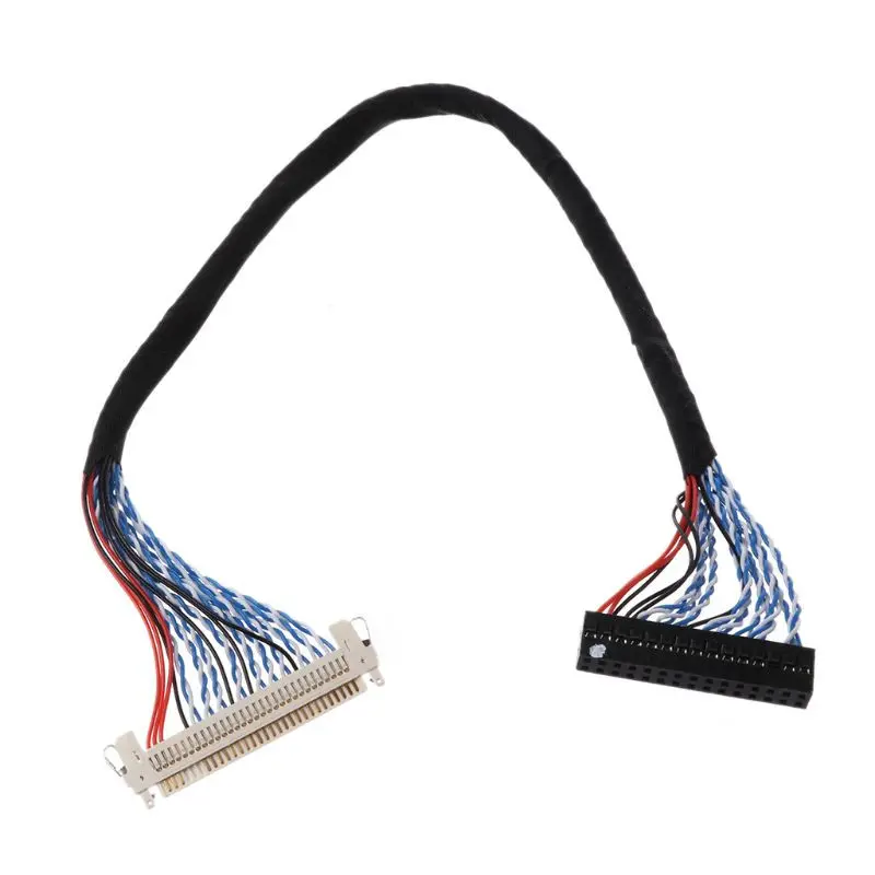 LVDS Cable DF14-20P 1ch 8bit for 14.1" 15" 1024x768 LCD Screen Laptop Display Wire LVDS 20 pin