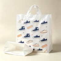 Sac en plastique coloré pour vêtements, sac cadeau personnalisé avec impression, emballage pour vêtements