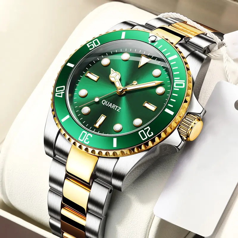 Mode Nieuwste Japan Movt Quartz Branded Horloge Rvs Terug Custom Groothandel China Horloge