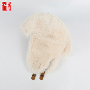 High Quality Winter Outdoor Cycling Ski Hat With Faux Fur <strong>Earmuffs</strong> Thick Fleece Windproof Ear Protection KidsSki Cap with Gloves - Product Image 2