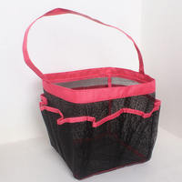Sac de Douche Suspendu à Séchage Rapide, Organisateur Portable de Voyage pour Articles de Toilette, Sac de Douche en Maille, Panier de Douche