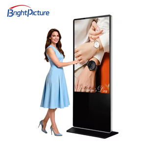55-inch mạng trong nhà Wifi LCD màn hình cảm ứng kỹ thuật số biển <span class=keywords><strong>kiosk</strong></span> với Android OS 4K độ phân giải được xây dựng trong loa - Product Image 1