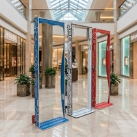 Ensemble de miroirs magiques Wacky Funhouse - 3 pièces, miroir de distorsion en PE, utilisation commerciale, portable, durable, incassable, accessoire pour photomaton