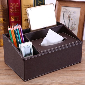 Ugreen — organiseur de <span class=keywords><strong>bureau</strong></span> multifonctionnel en <span class=keywords><strong>cuir</strong></span> PU, avec tiroir pour cartes de visite, stylo, téléphone portable et papeterie - Product Image 1