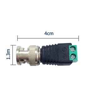 Conector BNC Macho, Bloque de Terminales Verde, Adaptador de Corriente para Cámara de Seguridad - Product Image 3