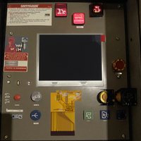 3.5 pouces SPI + LVDS interface 320*240 écran lcd tout angle de vue 350cd/m2 GT911 écran lcd pour film d'affichage d'instrument