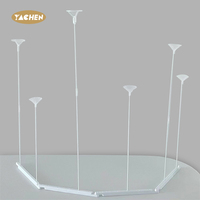 Yachen nouveau design carré support de ballon colonne bâton table ballon support kits pour bébé douche fête d'anniversaire décoration de mariage