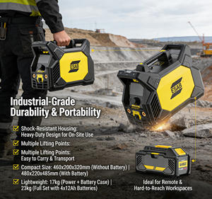 Machine <span class=keywords><strong>à</strong></span> <span class=keywords><strong>souder</strong></span> portable <span class=keywords><strong>ESAB</strong></span> MMA <span class=keywords><strong>TIG</strong></span> 200A, sortie batterie, résistante aux chocs, points de levage multiples, pour véhicules agricoles et ferroviaires - Product Image 4