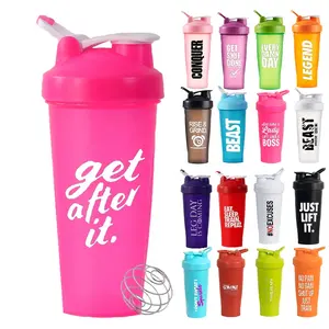 Bpa livre logotipo personalizado gelo 20oz clássico v2 misturador copo proteína <span class=keywords><strong>shaker</strong></span> garrafa com bola de metal - Product Image 1
