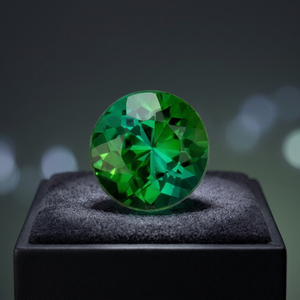 Turmalina verde natural de corte brillante redondo de 2,75mm, precio al por mayor, piedras preciosas sueltas de alta calidad | TURMALINA VERDE NATURAL - Product Image 3