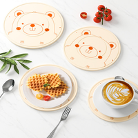 Nouveaux sous-verres et sets de table en silicone isolants thermiques 2026 – Dessous de verre anti-brûlure réutilisables et tapis ronds pour la décoration intérieure