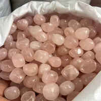 Vente en gros de pierres de guérison en cristal de quartz rose naturel de 20-30 mm, pierres roulées