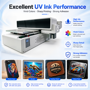 Nouvelle imprimante UV DTF grand format 6090 avec caméra CCD, positionnement visuel automatique, tête d'impression XP600, machine d'impression à encre UV - Product Image 3