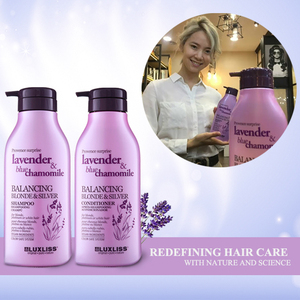 Luxliss Dầu Gội Nhuộm Tóc Màu Dưỡng Ẩm Chất Lượng Cao Cho Tóc Bạc Và Trắng Dầu Gội Và Dầu Xả Màu Tím Vàng - Product Image 3