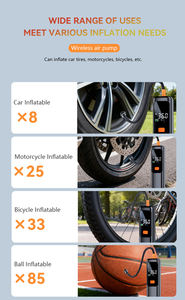150psi डिजिटल डिस्प्ले एयर पंप टायर इंफ्लेवेटर पोर्टेबल एयर कंप्रेसर कार 150 psi इलेक्ट्रिक टायर मुद्रास्फीति कॉर्लेस टायर पंप - Product Image 6