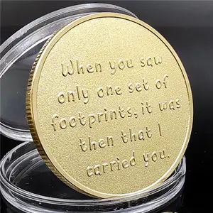 Koin tantangan kustom kerajinan logam hadiah koin emas perak cap koin Souvenir